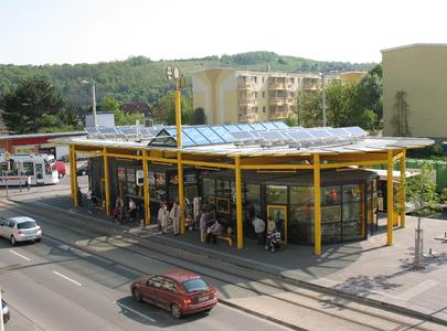 Das Service-Center der GVB mitten im Herzen von Zwötzen. Foto: GVB