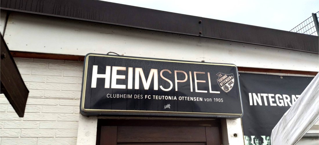 Clubheim "Heimspiel" des FC Teutonia Ottensen von 1905 (Foto: waermepumpe-regional.de)