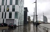 Blick auf das Gründerzentrum t.i.m.e. Port III in Bremerhaven (Foto: waermepumpe-regional.de)