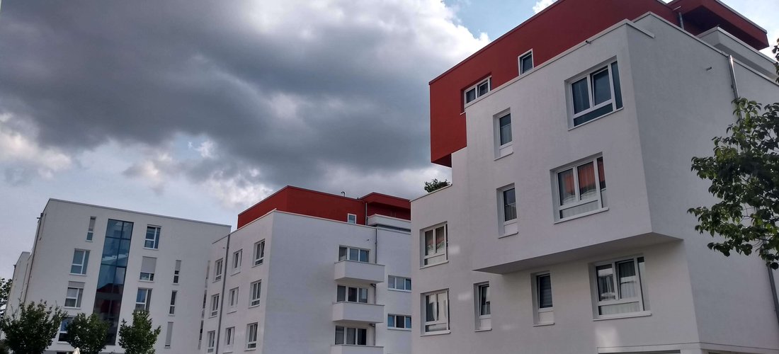 Die Mehrfamilienhäuser in der Göttinger Südstadt werden mit einer Gas-Wärmepumpe und Gas-Spitzenlastkessel beheizt. (Foto: waermepumpe-regional.de)