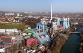 Für den Kohleausstieg entstehen neue Gebäude auf dem Kraftwerksgelände in Stuttgart-Münster. Eine Wärmepumpe soll dann aus der Abwärme Fernwärme erzeugen. (Foto: EnBW / COS Systemhaus)