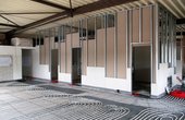 Die rund 750 Quadratmeter große Bürofläche wird über eine Roth Fußbodenheizung geheizt. Sie ist als Roth Original-Tacker-System ausgelegt. (Foto: C + P Schlüsselfertiges Bauen GmbH & Co.)