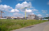 Im Süden von Hamburg-Wandsbek wächst das Neubaugebiet Jenfelder Au. Wärmepumpen nutzen dabei das Abwasser als Wärmequelle. (Foto: waermepumpe-regional.de)
