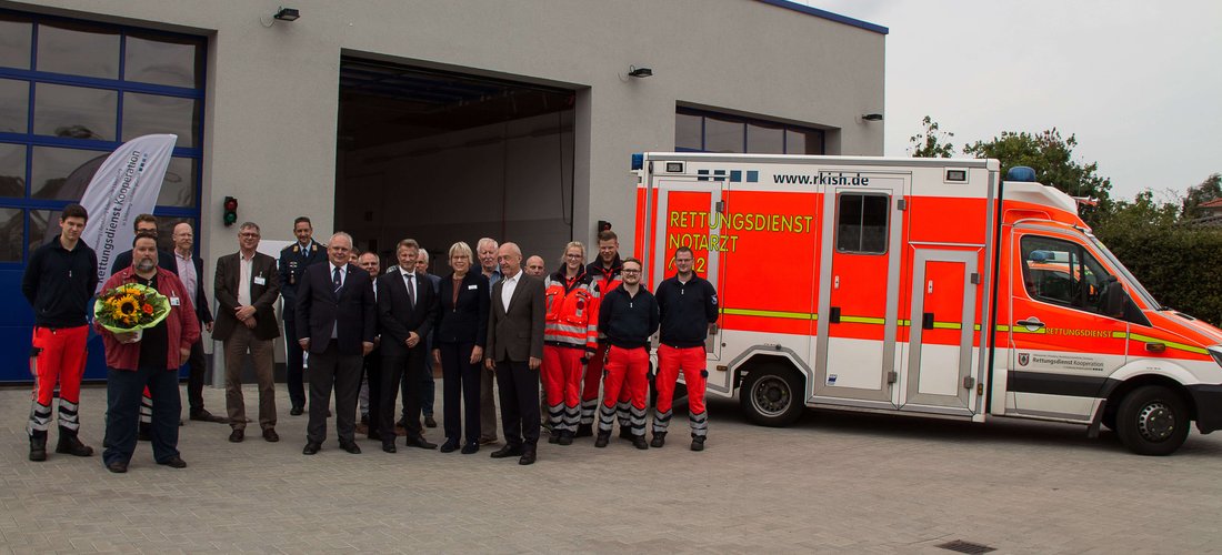 Einweihung der neuen Rettungswache in Uetersen (Foto: RKiSH)