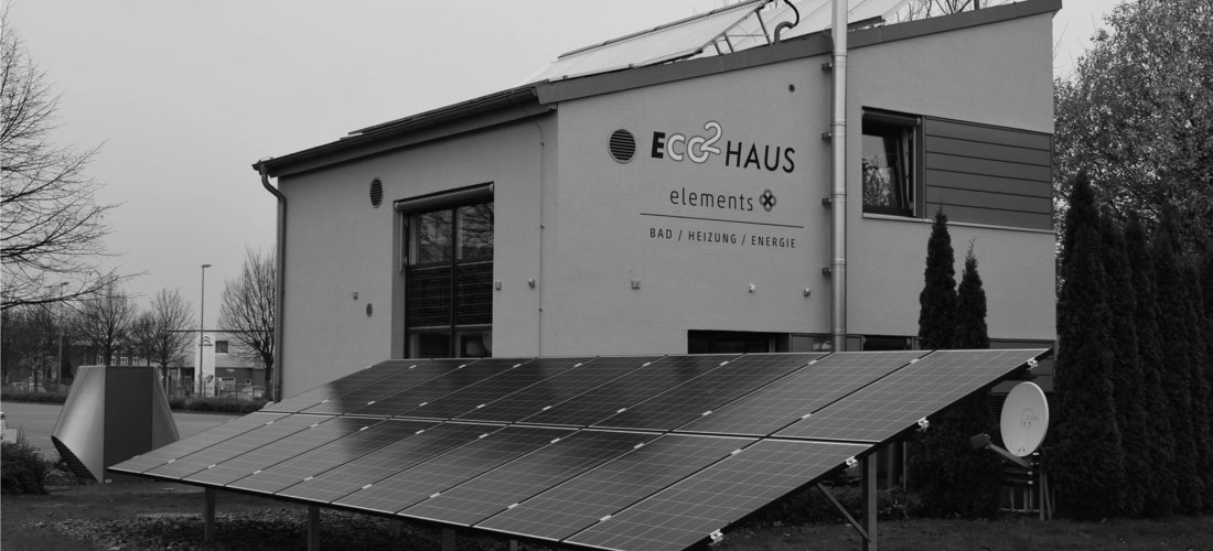 Sonnenenergie und Erdwärme liefern dem ECO²HAUS seine Grundbedürfnisse, so dass ein CO2 neutraler Energieverbrauch erreicht werden kann. (Foto: HS-C. Hempelmann KG, Hildesheim)