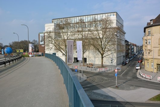 Blick auf das Mannheimer Stadtarchiv