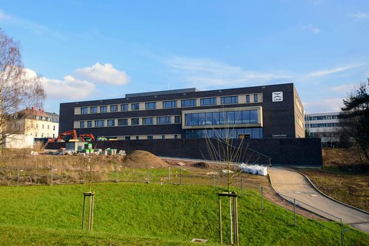 Forschungsneubau Laserinstitut Hochschule Mittweida (kurz vor Fertigstellung) (Foto: Hochschule Mittweida)