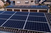 Mieterstromprojekt Kalkar-Wissel Photovoltaikanlage Süd auf Garagen (Foto: Jamp)