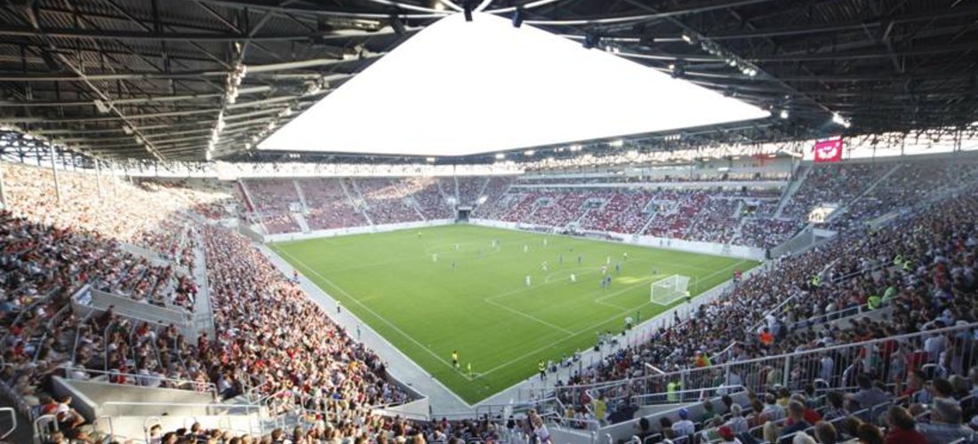 Wärmepumpen beheizen und kühlen Augsburger WM-Stadion mit Grundwasser - hier: Blick ins Augsburger WM-Stadion (Foto: Bundesverband Wärmepumpe (BWP) e.V.)