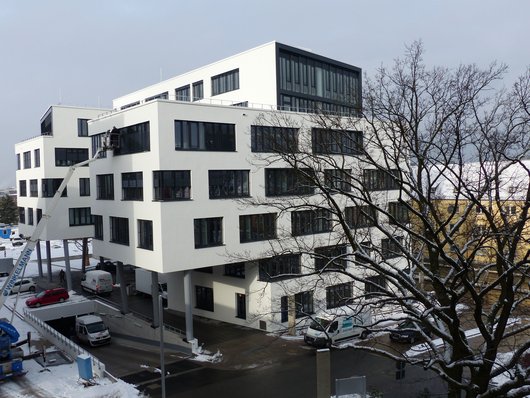 Seit Ende 2013 ist das UDI-Green-Building im Nürnberger Bürokomplex „FrankenCampus" in Betrieb. Foto: UDI